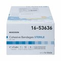 Mckesson Self-adherent Closure Cohesive Bandage, 6 Inch x 5 Yard, 12PK 16-53636